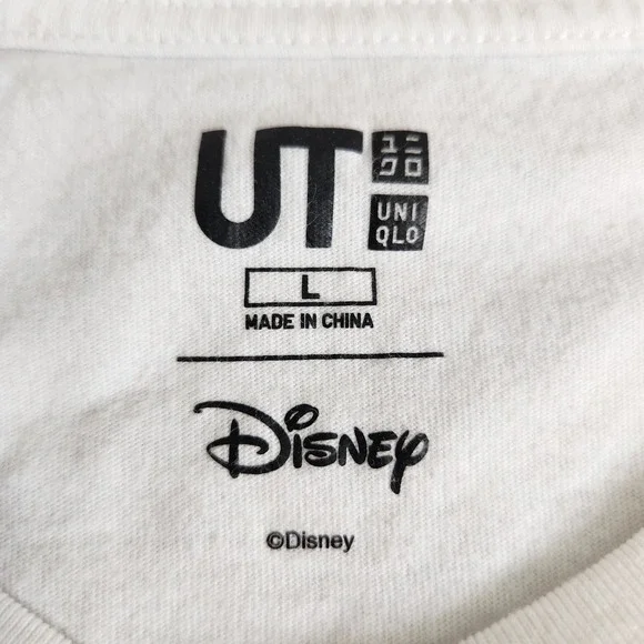 UNIQLO Disney Mickey Mouse Graphic T Shirt White UT Graphic Tee Men's Large - Picture 5 of 10